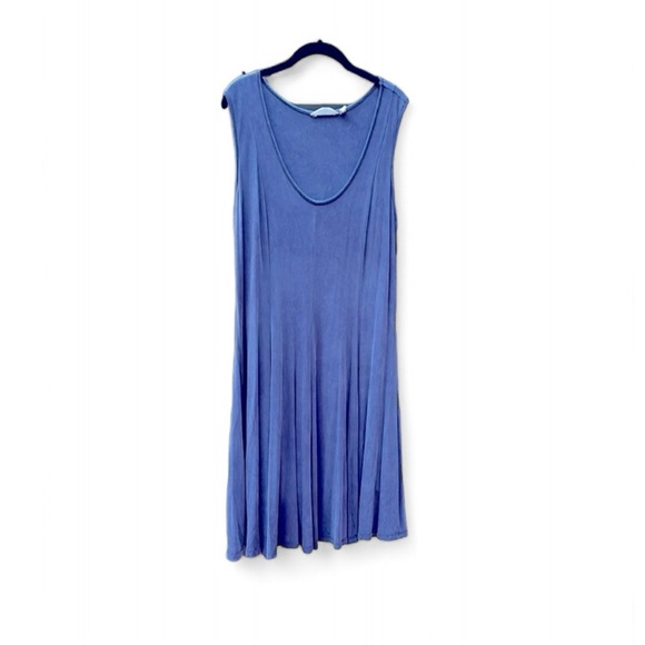 Athleta Dresses & Skirts - Athleta‎ blue stretch sleeveless dress size L